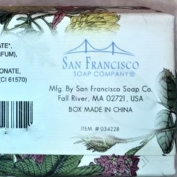 Hydrangea & Honey Scented San Francisco Soap - Picture 4 of 8